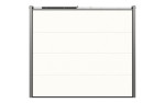 FLEXIDOOR Garagentor Sektionaltor Eco Woodgrain L-Sicke RAL 9010 2