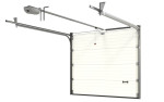 FLEXIDOOR Garagentor Sektionaltor Eco Woodgrain L-Sicke RAL 9010 3