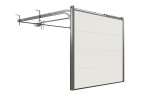 FLEXIDOOR Garagentor Sektionaltor Pro Sandgrain L-Sicke RAL 9016 1