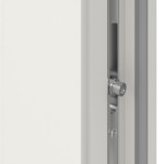 Haustür Kunststoff Premium Plus F031 RAL 9016-RAL 9016 Detail Schließer