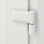 Haustür Kunststoff Premium Plus F031 RAL 9016-RAL 9016 Detail Bänder