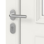Haustür Kunststoff Premium Plus T043 RAL 9016-RAL 9016 Detail Oberfläche