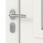 Haustür Kunststoff Premium Plus T045 RAL 9016-RAL 9016 Detail Oberfläche