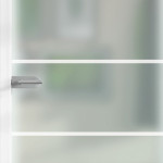 Detail von FLEXO Glastür Satiniert Linea L 5616