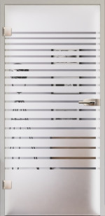 Frontansicht Modell 372 Ganzglastür - Lienbacher Glas