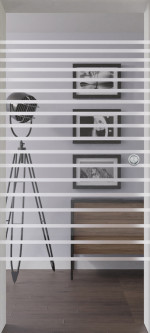Bild von Modell 372 negativ Ganzglas Schiebetür - Lienbacher Glas