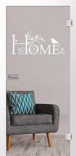 Bild von Home Mattprint Glastür mit Motiv matt - Erkelenz