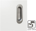 Detail Lack-Oberfläche von Schiebetür Weißlack RAL 9016 Premium