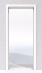 Bild von Esche Weiß (Aufrecht) Lebolit Schiebetür-System in der Wand laufend - Lebo
