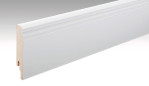 Neutrale, weiße Fußleiste Profil 12 PK (2380 x 18 x 100 mm) - MEISTER