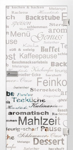 Bild von Picante Mattprint Glastür mit Motiv klar - Erkelenz