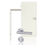 Innentür-Set Typ 43-00 TopWeiß RAL 9003 Lamikor mit Zarge und Drücker - Kilsgaard
