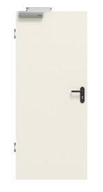 Frontbild von Weiß ähnlich RAL 9010 Basic Durat Rauchschutztür - Huga