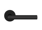 Rhodos ER28 KD Basic Kosmos schwarz Rundrosette verschließbar ohne Schlüsselrosette Zimmertürgarnitur - Karcher Design