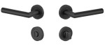 Modell Rhodos ER28 Schwarz Rundrosetten WC-Garnitur - Karcher Design