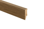 Sockelleiste Eiche ROAST folienummantelt 2600 x 50 x 18 mm - Kaindl