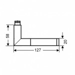 3 Modell Rio Steel ER34 matt poliert Rundrosette - Karcher Design