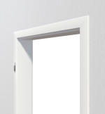 Detailbild Bekleidung von Zarge für Wohnungseingangstüren Weißlack RAL 9016 Premium ZA-14