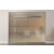 ERKELENZ Glasschiebetür Quer Motiv klar mit zwei festen Seitenteilen und Oberlicht DORMA MUTO Variante 1 
