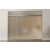 ERKELENZ Doppelflügel-Glasschiebetür Bahia Motiv klar mit zwei festen Seitenteilen und Oberlicht DORMA MUTO Variante 2 