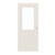 Schiebetür Basic Esche Weiß Dekorfolie 4.16 mit Lichtausschnitt 