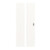 HÖRMANN Schiebetür Pure 1 Gebürstetes Weiß Duradecor DesignLine mit Lichtausschnitt mittig
