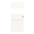 HÖRMANN Schiebetür Pure 2 Gebürstetes Weiß Duradecor DesignLine mit Lichtausschnitt quer mit Lisene Steel 79