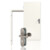 Wohnungseingangstür-Set Glatt Premium Weißlack RAL 9010 mit Zarge und Beschlag