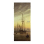 Ansicht eines Hafens Innentür Caspar David Friedrich Reproduktion