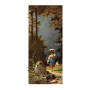 Mädchen mit Ziege Innentür Carl Spitzweg Reproduktion