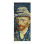 Selbstporträt mit grauem Filzhut Innentür Vincent van Gogh Reproduktion