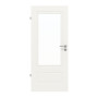 Frontansicht von Cofi 21 Weißlack RAL 9016 Premium Innentür LA-01