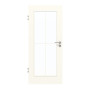 Frontansicht von GARANT Zimmertür 0105-60 Pearl White CPL mit Lichtausschnitt LA-2 Sprosse SP0