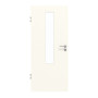 Frontansicht von GARANT Zimmertür 0105-60 Pearl White CPL mit Lichtausschnitt LA-5 mittig