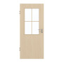 Frontansicht von GARANT Zimmertür Authentic Sand CPL mit Lichtausschnitt LA-6 Sprosse SP0