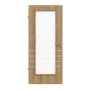 Frontansicht von CLASSEN Innentür 4.10 Hickory Eiche CPL mit Lichtausschnitt