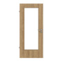Frontansicht von CLASSEN Innentür 4.3 Hickory Eiche CPL mit Lichtausschnitt