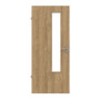 Frontansicht von CLASSEN Innentür 4.4 Hickory Eiche CPL mit Lichtausschnitt