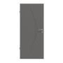 Frontansicht von HÖRMANN Innentür Groove 49 Staubgrau RAL 7037 Lack DesignLine