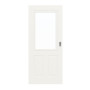 Frontansicht von Cofi 30 LA-01 Weißlack RAL 9016 Premium Schiebetür