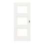 Frontansicht von Cofi 35 LA-03 Weißlack RAL 9016 Premium Schiebetür