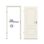 Komplettset-Ansicht von CLASSEN Innentür-Set Terra RAL 9010 Weißlack 3.9 mit Zarge und Drücker