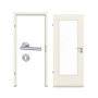 Komplettset-Ansicht von CLASSEN Innentür-Set Weiß RAL 9010 CPL 4.3 mit Zarge und Drücker
