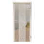 Front-Listing-Ansicht von GARANT Ganzglas Zimmertür Flora 1 Laser-Veredelung