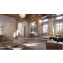 Main-Milieuansicht von Loft II Kiefer Massivholz Innentür - Radex