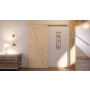 Front-Milieuansicht von Loft Rustic Z Fichte Massivholz Schiebetür - Radex