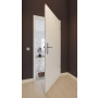 Detailbild von Weißlack RAL 9016 Premium Wohnungseingangstür  im Altbau Flur