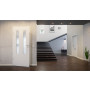 Front-Milieuansicht von Cofi 32 Weißlack RAL 9016 Premium Innentür LA-02