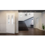 Front-Milieuansicht von Cofi 40 Weißlack RAL 9016 Premium Innentür LA-02