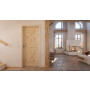Front-Milieuansicht von Loft II Kiefer Massivholz Innentür - Radex